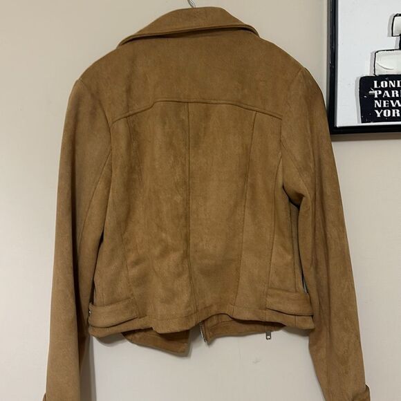 Princess Polly Super Soft Suede Like Moto Jacket - Picture 6 of 6